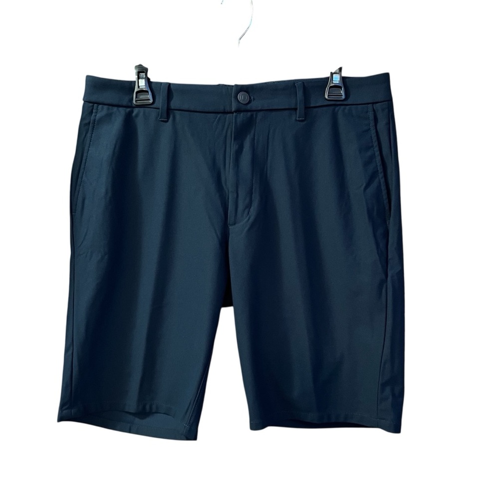 Johnnie-O Prep-Formance Shorts Mens 33 Blue Golf Performance 9" Inseam Preppy